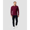 image:imageLong Sleeve Shirts for Men Soft Cotton Crew Neck Casual Tees S3XLNonbranded  Dark Maroon