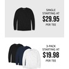 image:imageLong Sleeve Shirts for Men Soft Cotton Crew Neck Casual Tees S3XLNonbranded  Dark Maroon