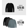image:imageLong Sleeve Workout Shirts for Men Dri Fit Quick Dry Gym Tees S4XLDark Maroon  Nologo