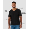image:imageMens VNeck TShirt Fitted Short Sleeve Soft Cotton Vneck Tees S2XLBlackCharcoalMaroon