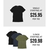 image:imagePocket T Shirts for Men Soft Cotton Crew Neck Fitted Casual Tees S4XLBlackNavyOlive Green  Nologo
