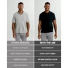 image:imagePolo Shirts for Men Soft Cotton Slim Fit Short Sleeve Collared S4XLBrownGreyNavy