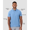image:imagePolo Shirts for Men Soft Cotton Slim Fit Short Sleeve Collared S4XLColumbia Blue  Nologo
