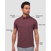 image:imagePolo Shirts for Men Soft Cotton Slim Fit Short Sleeve Collared S4XLMaroon  Nologo