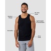 image:imageTank Tops for Men Soft Cotton Blend Sleeveless Muscle Tanks S2XLBlack  Logo