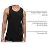 image:imageTank Tops for Men Soft Cotton Blend Sleeveless Muscle Tanks S2XLBlack  Nologo