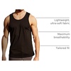 image:imageTank Tops for Men Soft Cotton Blend Sleeveless Muscle Tanks S2XLBlackBlackBlack  Nologo