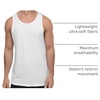 image:imageTank Tops for Men Soft Cotton Blend Sleeveless Muscle Tanks S2XLWhite  Nologo