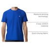 image:imageWorkout Shirts for Men Dry Fit Athletic Gym Tees Quick Dry S4XLBlue  Logo