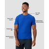 image:imageWorkout Shirts for Men Dry Fit Athletic Gym Tees Quick Dry S4XLBlueGreyNavy  Logo