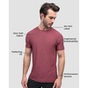 image:imageWorkout Shirts for Men Dry Fit Athletic Gym Tees Quick Dry S4XLMaroon  Logo