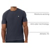 image:imageWorkout Shirts for Men Dry Fit Athletic Gym Tees Quick Dry S4XLNavy  Logo