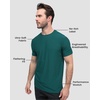image:imageWorkout Shirts for Men Dry Fit Athletic Gym Tees Quick Dry S4XLTeal  Nologo