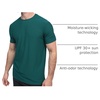 image:imageWorkout Shirts for Men Dry Fit Athletic Gym Tees Quick Dry S4XLTeal  Nologo