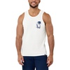image:imageINTO THE AM Graphic Tank Tops for Men Cool Summer Beach Muscle Tanks S2XLBeach Bungalow  White