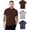 image:imagePolo Shirts for Men Soft Cotton Slim Fit Short Sleeve Collared S4XLBrownGreyNavy