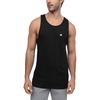 image:imageTank Tops for Men Soft Cotton Blend Sleeveless Muscle Tanks S2XLBlack  Logo