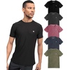 image:imageWorkout Shirts for Men Dry Fit Athletic Gym Tees Quick Dry S4XLBlackCharcoalMaroonNavyOlive Green  Logo