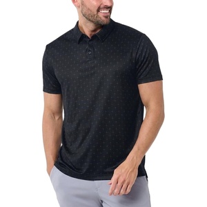 image:imageDri Fit Polo Shirts for Men Moisture Wicking Quick Dry Golf Polo S4XLBlack Dots  Nologo