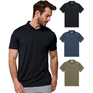 image:imageDri Fit Polo Shirts for Men Moisture Wicking Quick Dry Golf Polo S4XLBlackNavyOlive Green  Nologo