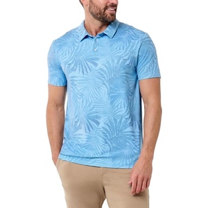 image:imageDri Fit Polo Shirts for Men Moisture Wicking Quick Dry Golf Polo S4XLBlue Palm Tree  Nologo