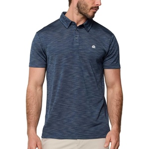 image:imageDri Fit Polo Shirts for Men Moisture Wicking Quick Dry Golf Polo S4XLNavy  Logo