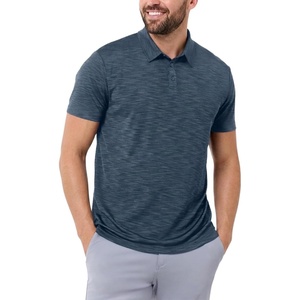 image:imageDri Fit Polo Shirts for Men Moisture Wicking Quick Dry Golf Polo S4XLNavy  Nologo