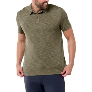 image:imageDri Fit Polo Shirts for Men Moisture Wicking Quick Dry Golf Polo S4XLOlive Green  Nologo
