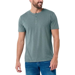 image:imageHenley Shirts for Men Short Sleeve Casual Fitted 3 Button Crew S4XLIndigo  Nologo
