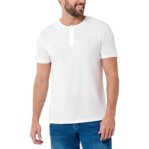image:imageHenley Shirts for Men Short Sleeve Casual Fitted 3 Button Crew S4XLWhite  Nologo