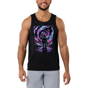 image:imageINTO THE AM Graphic Tank Tops for Men Cool Summer Beach Muscle Tanks S2XLCosmic Surge