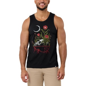 image:imageINTO THE AM Graphic Tank Tops for Men Cool Summer Beach Muscle Tanks S2XLFinal Rest