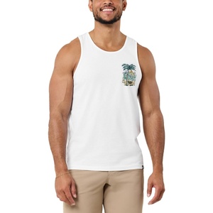 image:imageINTO THE AM Graphic Tank Tops for Men Cool Summer Beach Muscle Tanks S2XLPineapple Paradise
