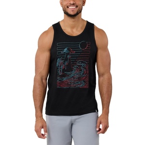 image:imageINTO THE AM Graphic Tank Tops for Men Cool Summer Beach Muscle Tanks S2XLUnnatural Forces Glowinthedark