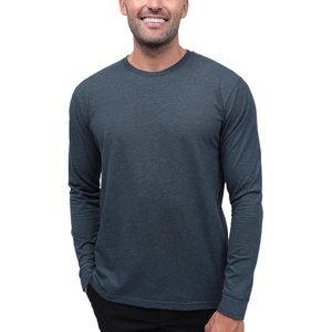image:imageLong Sleeve Shirts for Men Soft Cotton Crew Neck Casual Tees S3XLNonbranded  Navy
