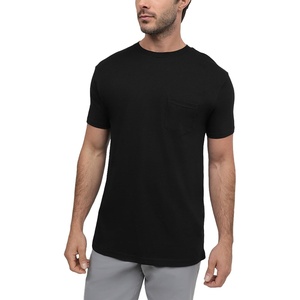 image:imagePocket T Shirts for Men Soft Cotton Crew Neck Fitted Casual Tees S4XLBlack  Nologo