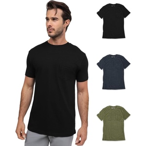 image:imagePocket T Shirts for Men Soft Cotton Crew Neck Fitted Casual Tees S4XLBlackNavyOlive Green  Nologo