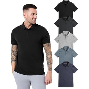 image:imagePolo Shirts for Men Soft Cotton Slim Fit Short Sleeve Collared S4XLBlackCharcoalGreyIndigoNavy