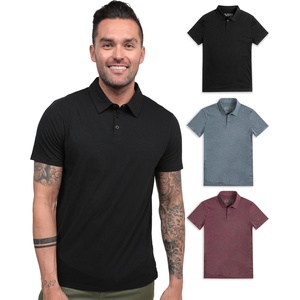 image:imagePolo Shirts for Men Soft Cotton Slim Fit Short Sleeve Collared S4XLBlackIndigoMaroon  Nologo
