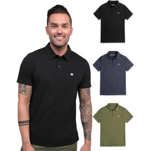image:imagePolo Shirts for Men Soft Cotton Slim Fit Short Sleeve Collared S4XLBlackNavyOlive Green  Logo