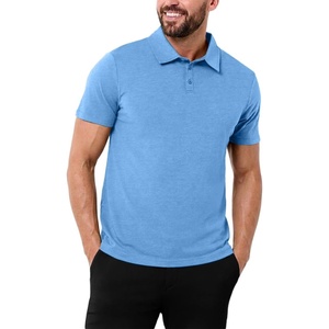 image:imagePolo Shirts for Men Soft Cotton Slim Fit Short Sleeve Collared S4XLBlue  Nologo