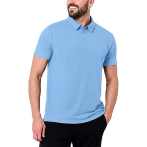 image:imagePolo Shirts for Men Soft Cotton Slim Fit Short Sleeve Collared S4XLColumbia Blue  Nologo