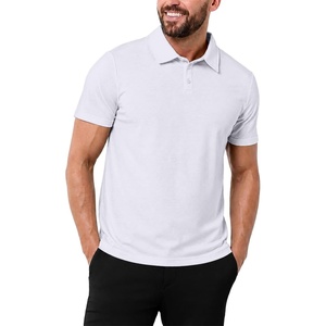 image:imagePolo Shirts for Men Soft Cotton Slim Fit Short Sleeve Collared S4XLWhite  Nologo