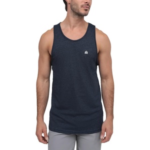 image:imageTank Tops for Men Soft Cotton Blend Sleeveless Muscle Tanks S2XLNavy  Logo
