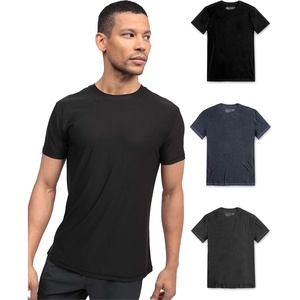 image:imageWorkout Shirts for Men Dry Fit Athletic Gym Tees Quick Dry S4XLBlackCharcoalNavy  Nologo