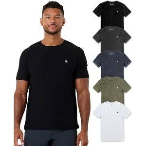 image:imageWorkout Shirts for Men Dry Fit Athletic Gym Tees Quick Dry S4XLBlackCharcoalNavyOlive GreenWhite  Logo