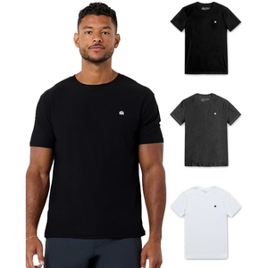 image:imageWorkout Shirts for Men Dry Fit Athletic Gym Tees Quick Dry S4XLBlackCharcoalWhite  Logo