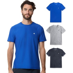 image:imageWorkout Shirts for Men Dry Fit Athletic Gym Tees Quick Dry S4XLBlueGreyNavy  Logo