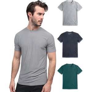 image:imageWorkout Shirts for Men Dry Fit Athletic Gym Tees Quick Dry S4XLGreyNavyTeal  Nologo