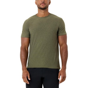 image:imageWorkout Shirts for Men Dry Fit Athletic Gym Tees Quick Dry S4XLOlive Green  Nologo